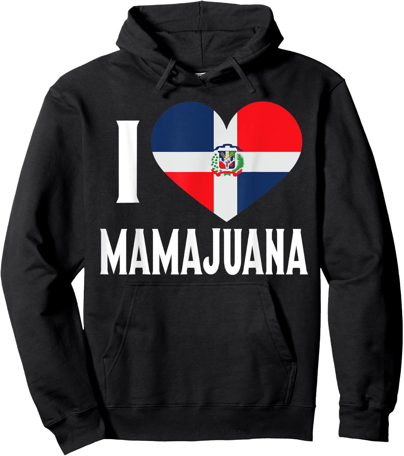 Mamajuana I Love Dominican Republican Drinking Hoodie - Hoodie | Black