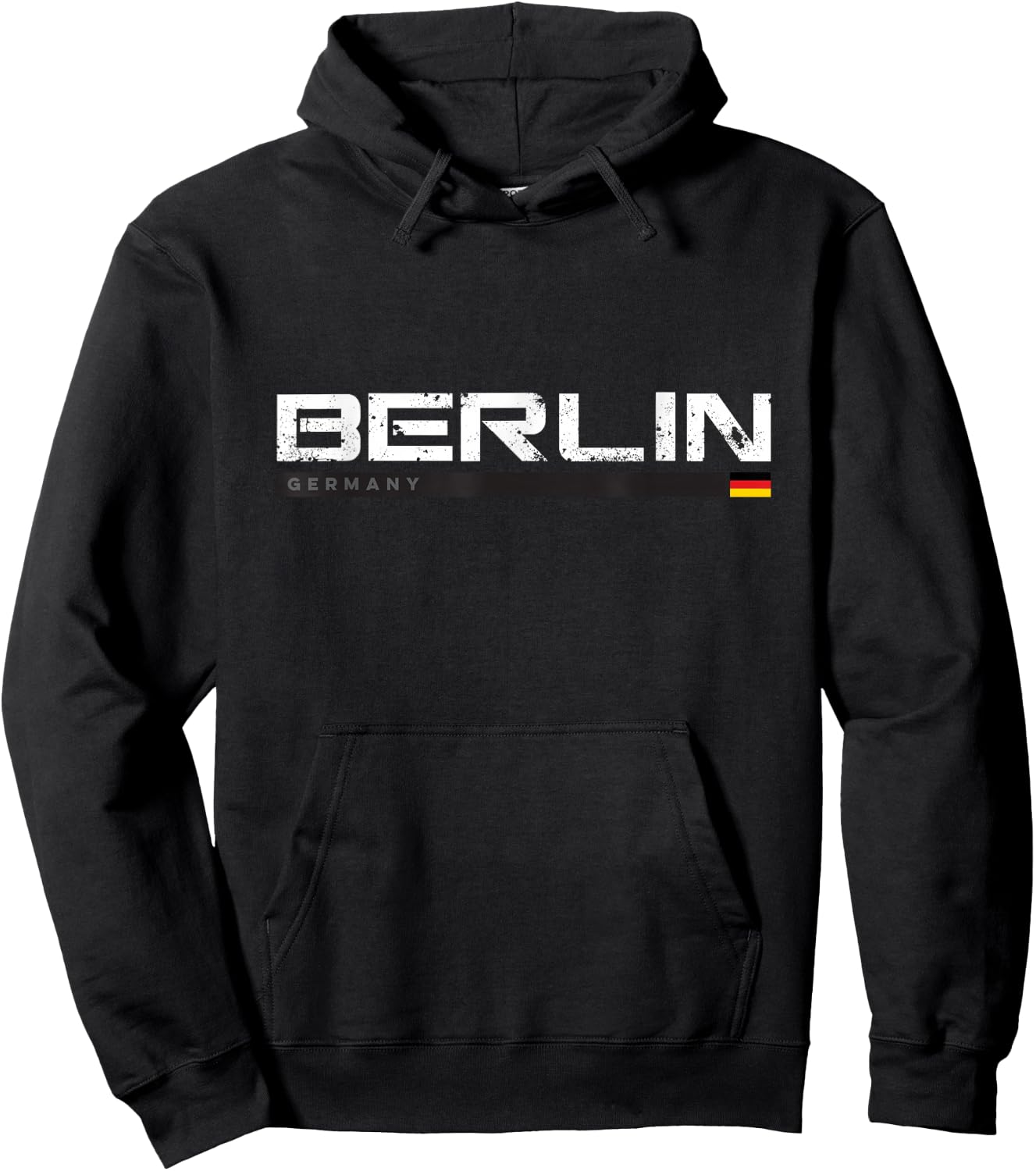 Berlin Germany Vintage Retro Hoodie - Hoodie | Black