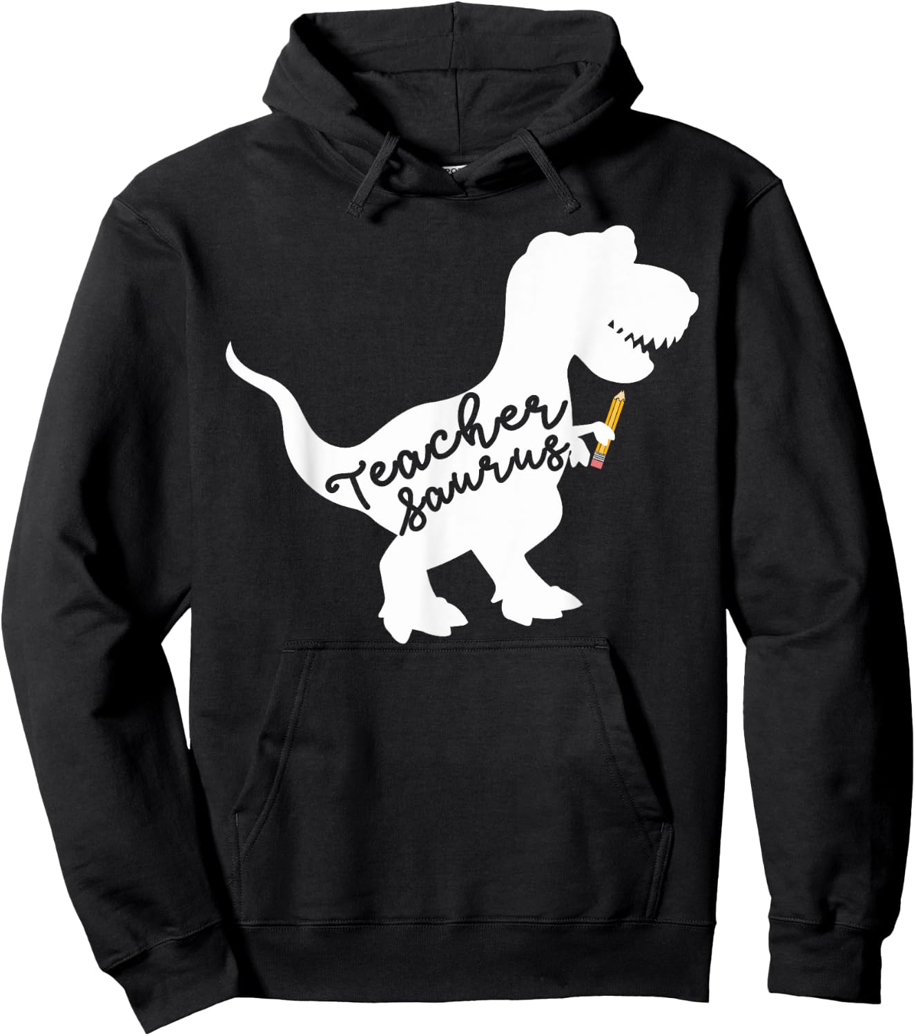 Teacher Saurus T Shirt Hoodie - Hoodie | Black