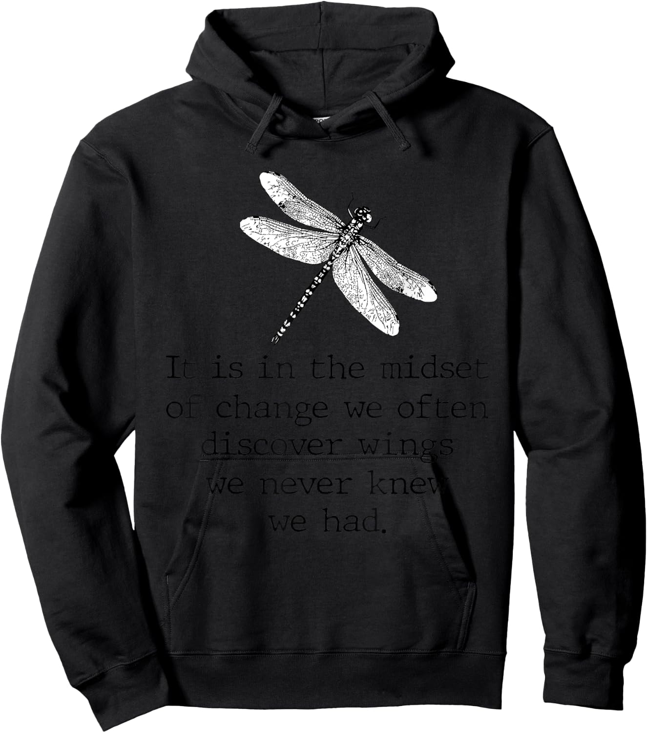 Dragonfly shirt spiritual faith dragonflies lovers Hoodie - Hoodie | Black