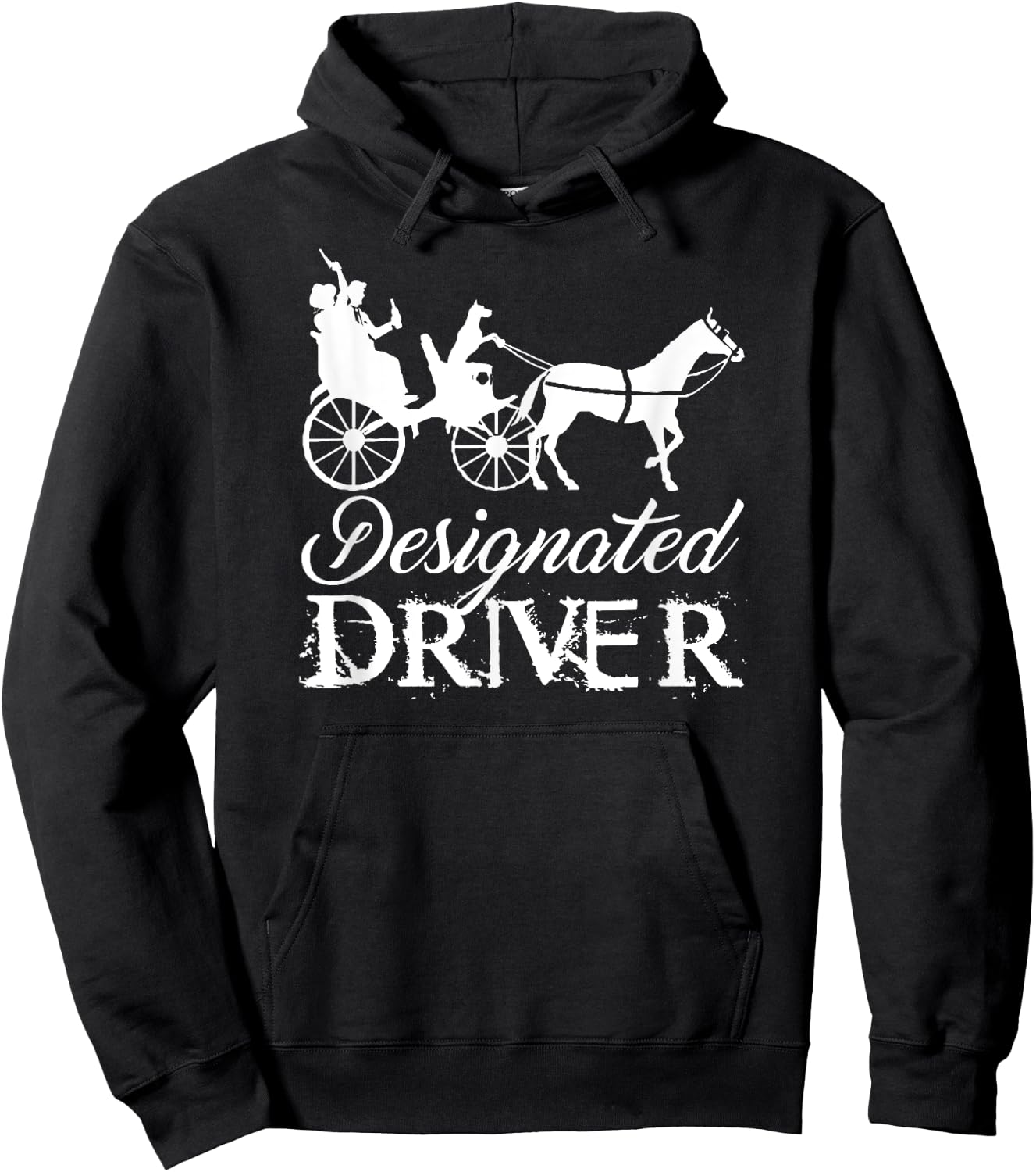 "Designated Driver" Beer & Dog Lover Drinking Hoodie - Hoodie | Black