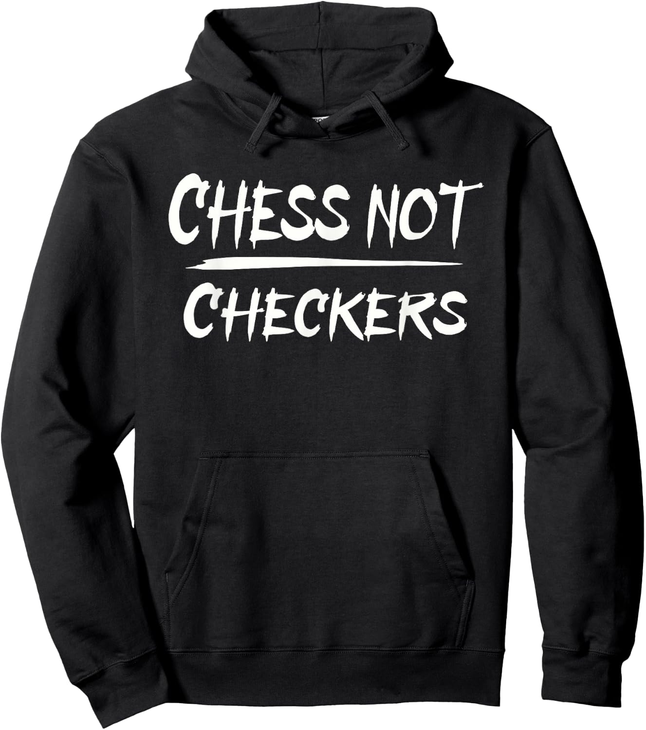 Play Chess Not Checkers - Separate to Elevate Hoodie - Hoodie | Black