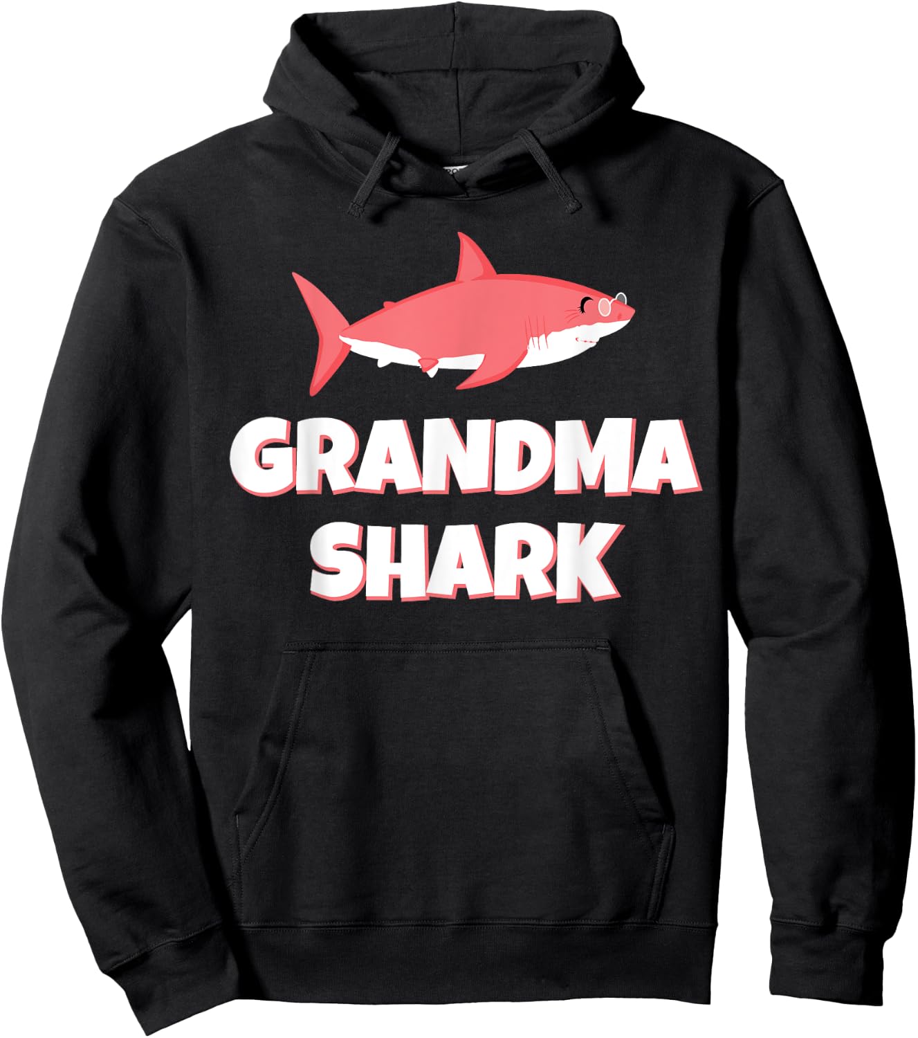 Grandma Shark T Shirt Family Matching Women Jawsome Gifts Hoodie - Hoodie | Black