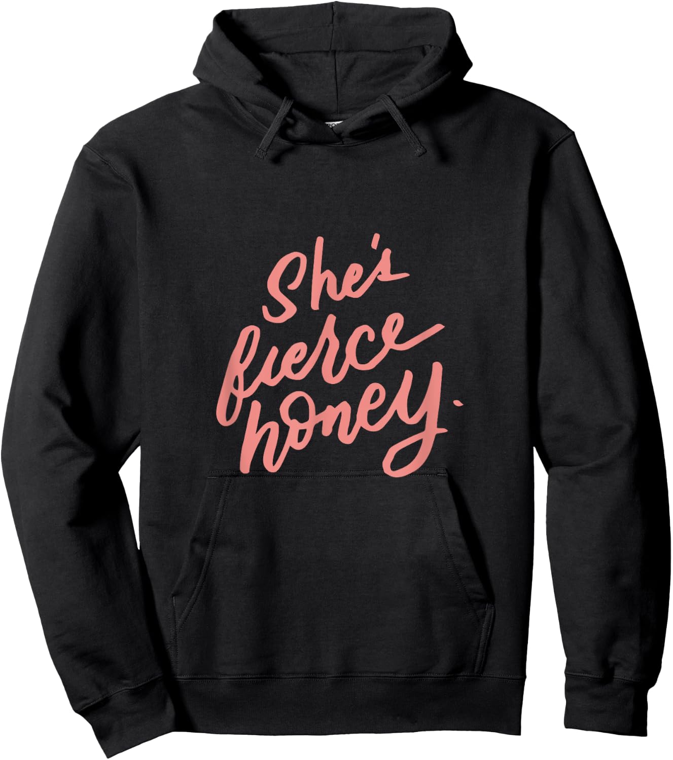 She's Fierce Honey, Gay Pride, Feminism Gifts or Her Hoodie - Hoodie | Black