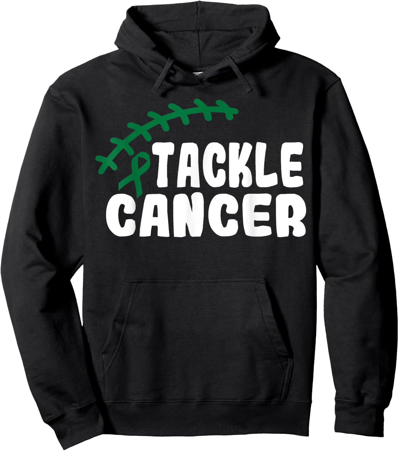 Tackle Liver Cancer Shirt For Football Lovers Fans Hoodie - Hoodie | Black