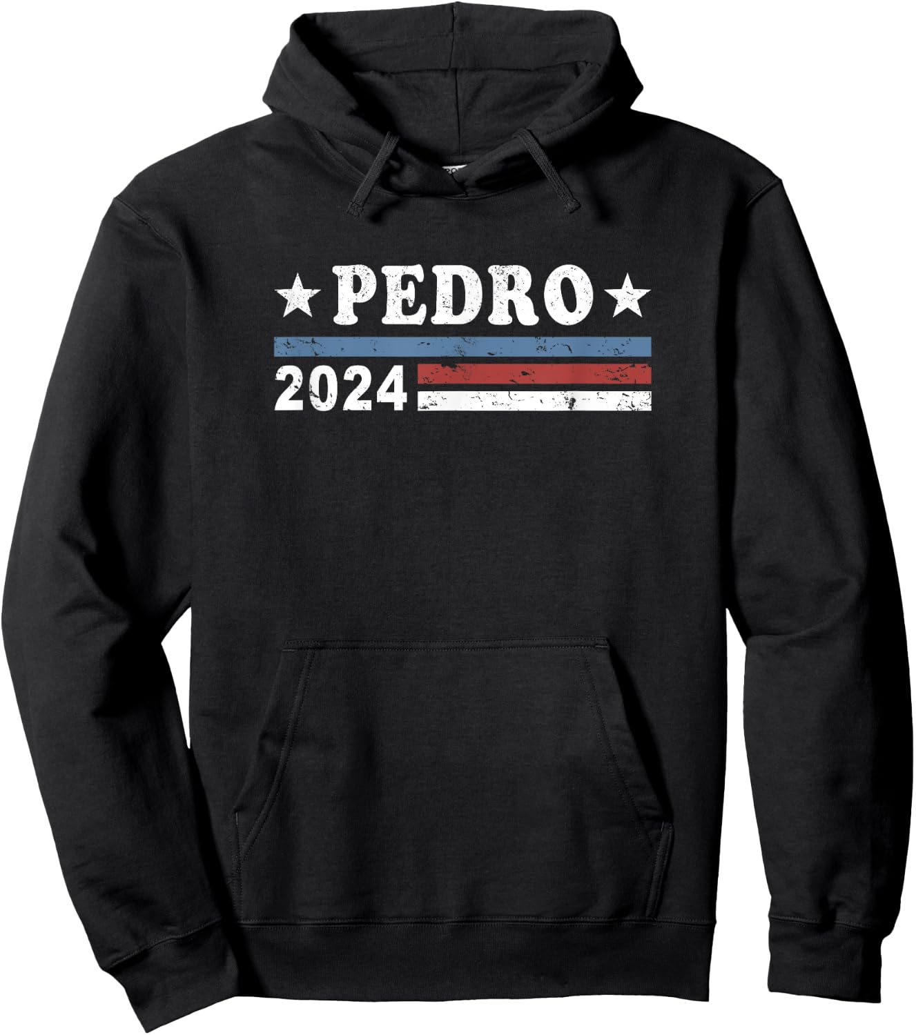 Pedro 2024 Best Vote Funny Political Hoodie - Hoodie | Black