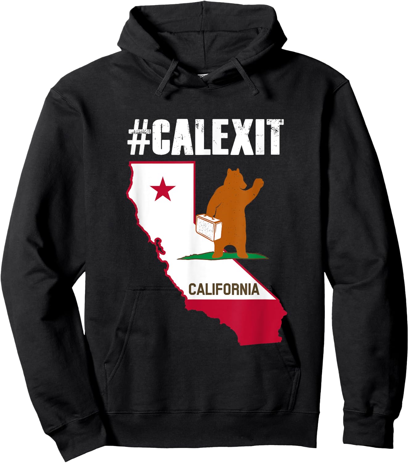 Calexit! Secession of California From the US Hoodie - Hoodie | Black