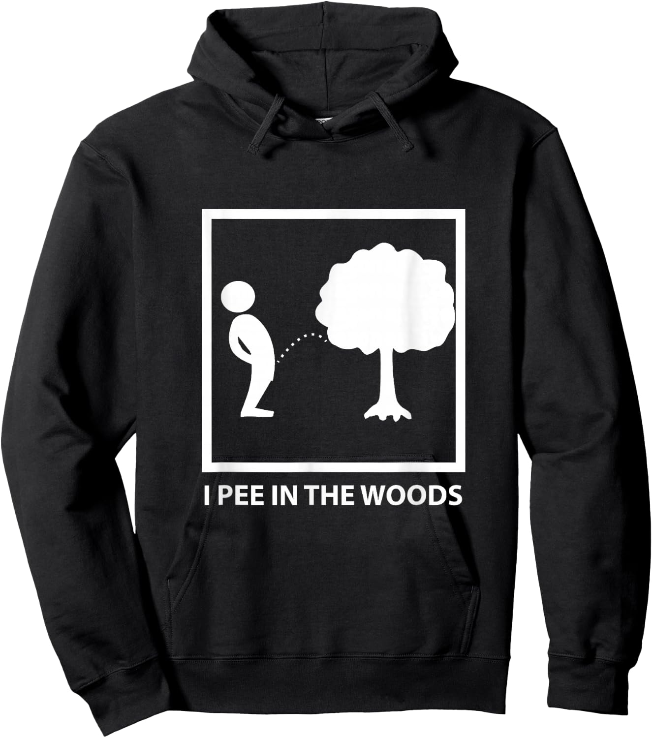 Peeing in the woods Hoodie - Hoodie | Black