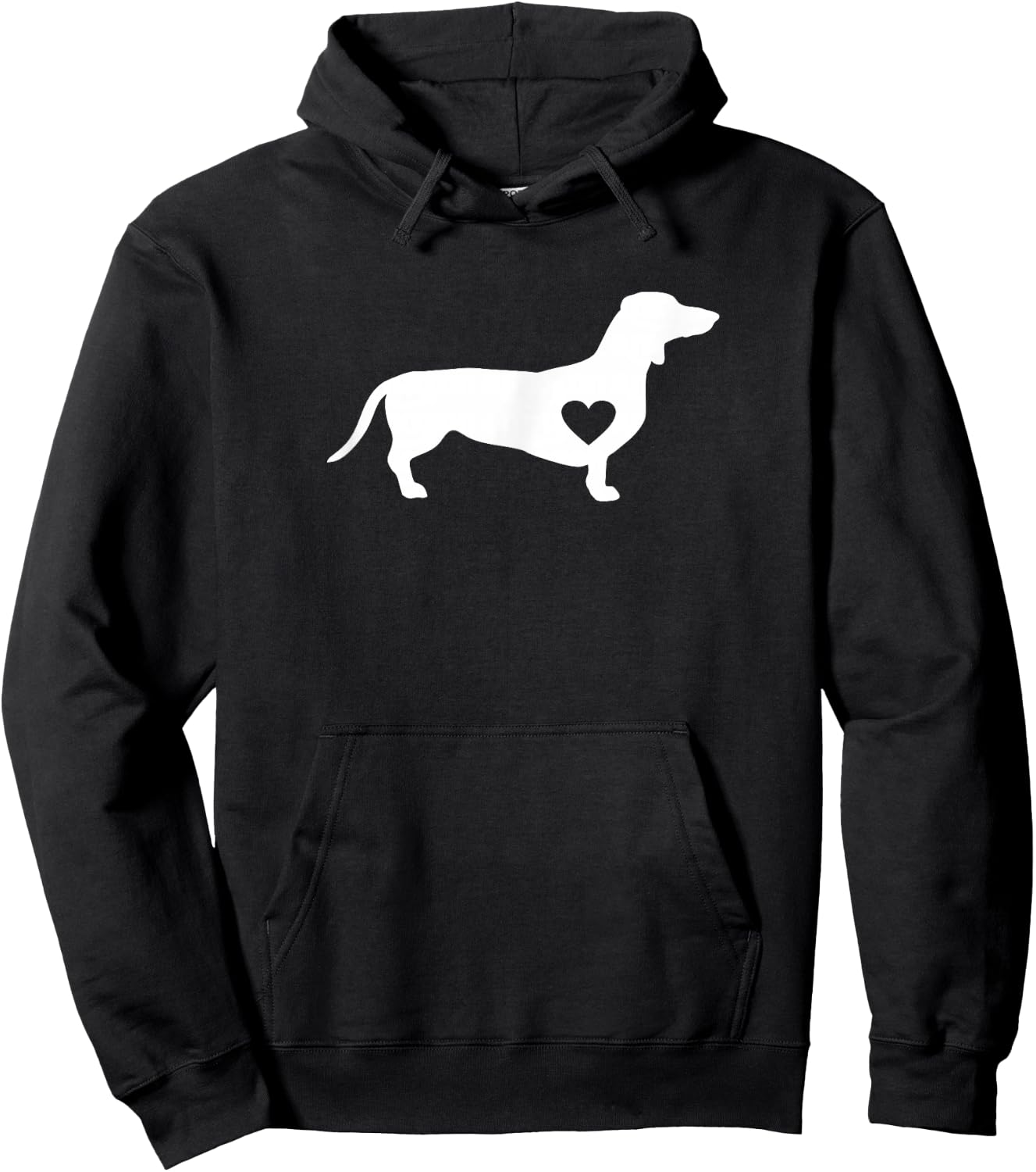 Dachshund Love Doxie Wiener Dog & Puppy Hoodie - Hoodie | Black