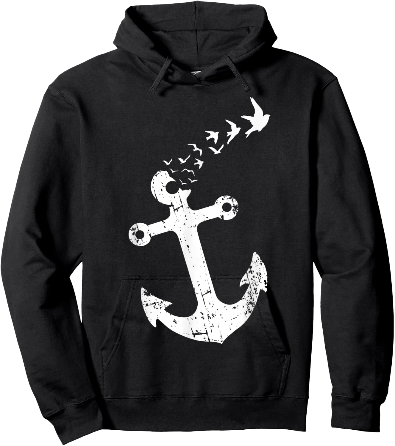 Free Indeed - Novelty Anchor Hoodie - Hoodie | Black