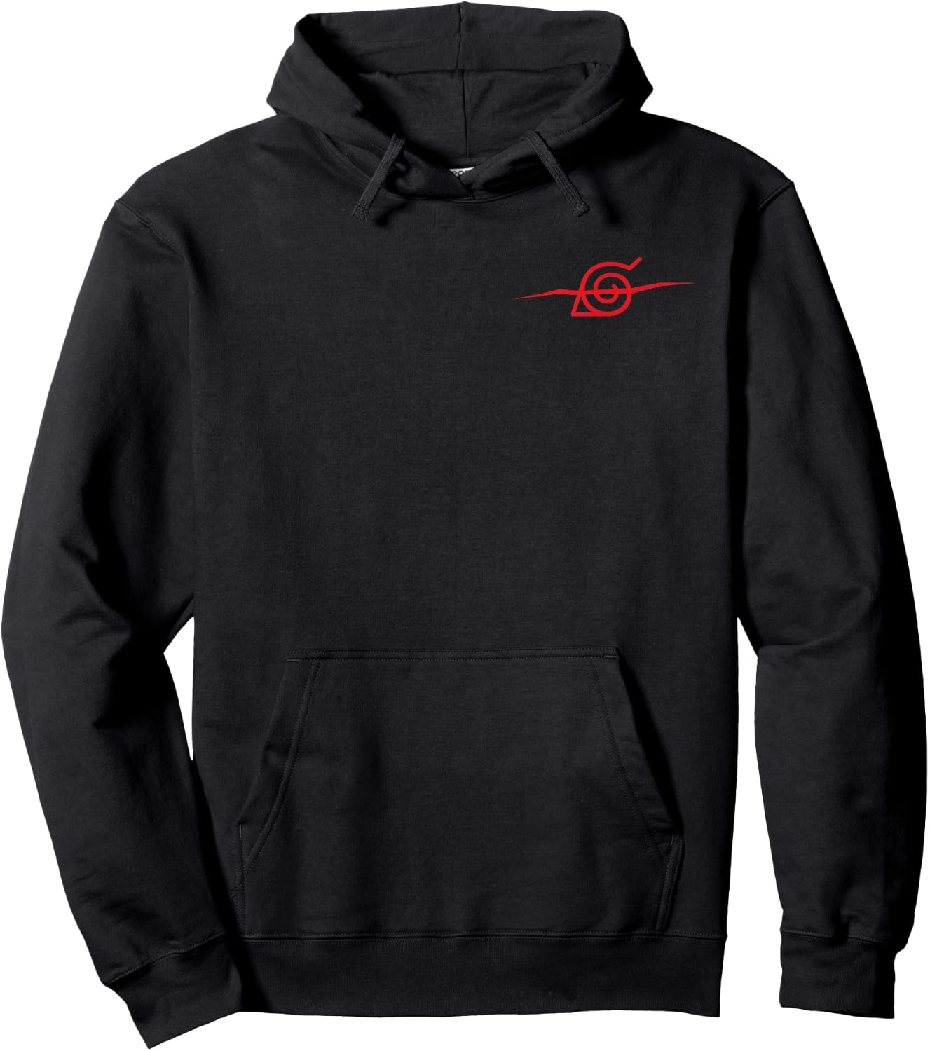 Naruto Shippuden Anti Leaf Cloud Front and Back Anime Hoodie - Hoodie | Black