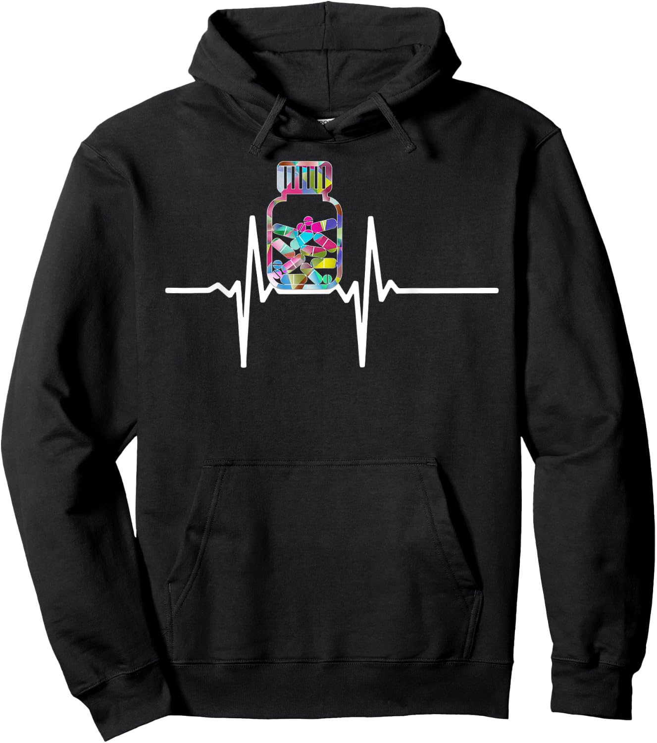 Pharmacist Medical chemist pharmacy, heartbeats Meds Hoodie - Hoodie | Black