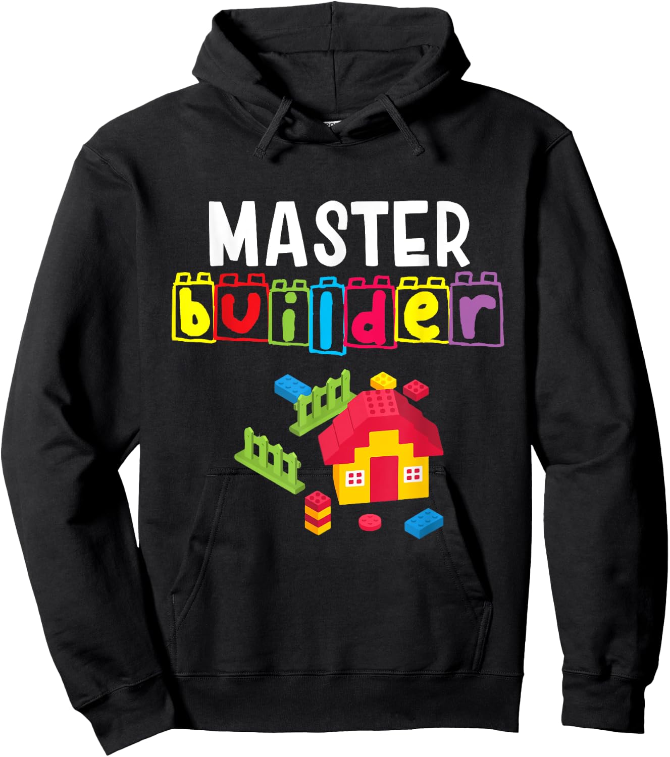 Master Builder - Building Blocks - Brick Builders Toys Gift Hoodie - Hoodie | Black