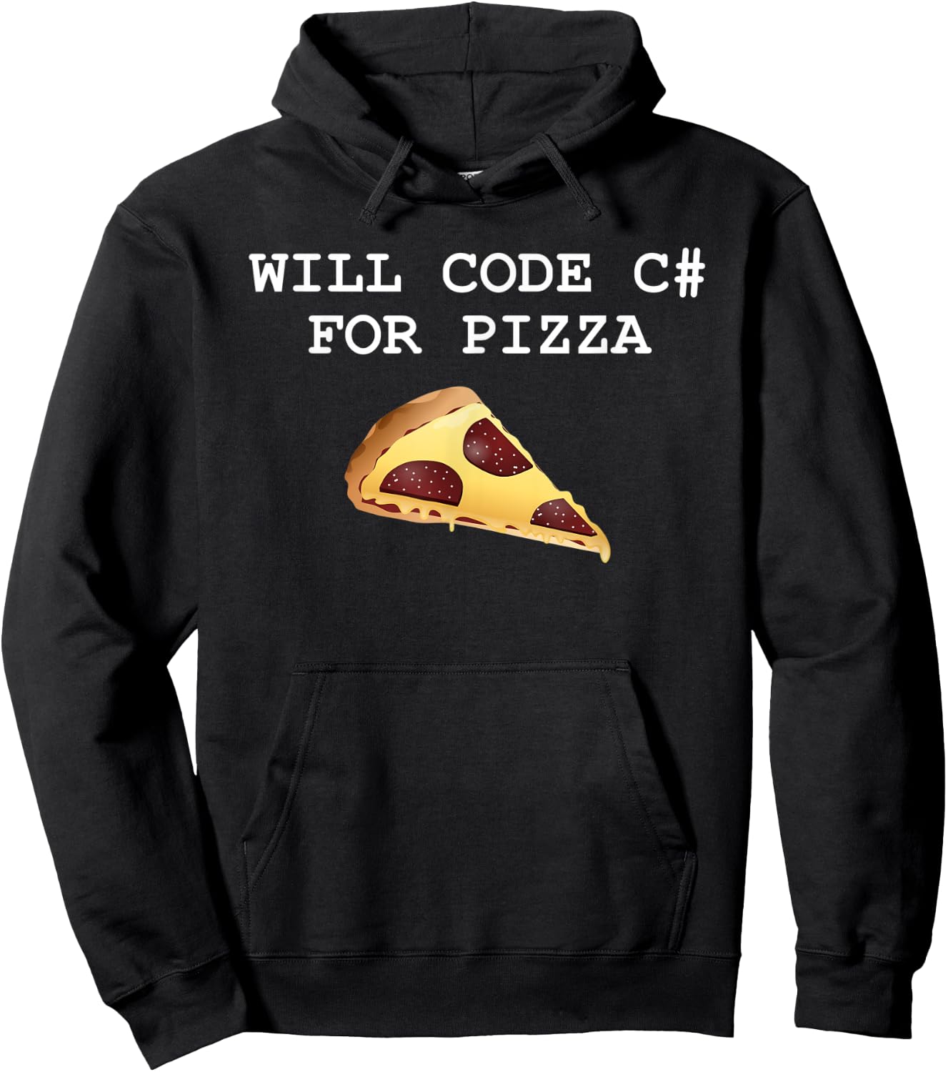 Funny C# Programming Joke Programmer C# Developer CS Hoodie - Hoodie | Black