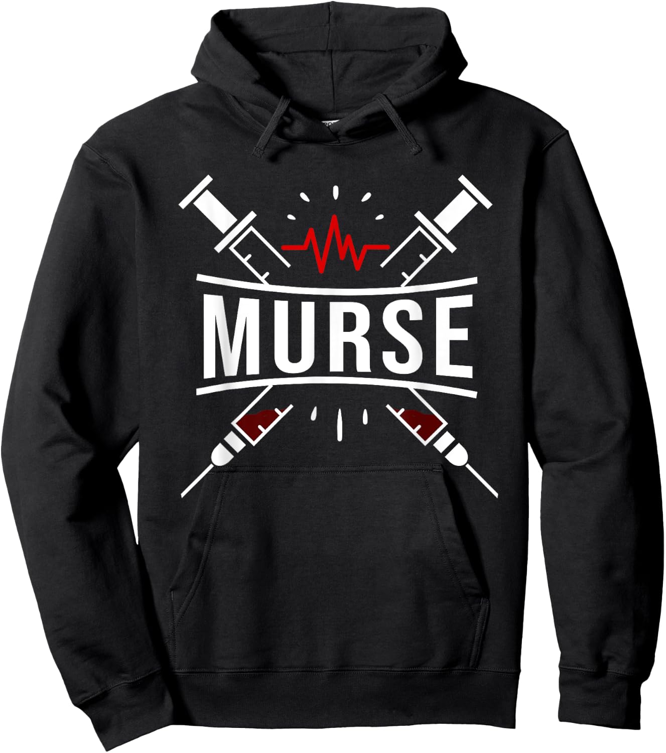 Murse - Murse Life Gift Funny Male Nurse Gifts Hoodie - Hoodie | Black
