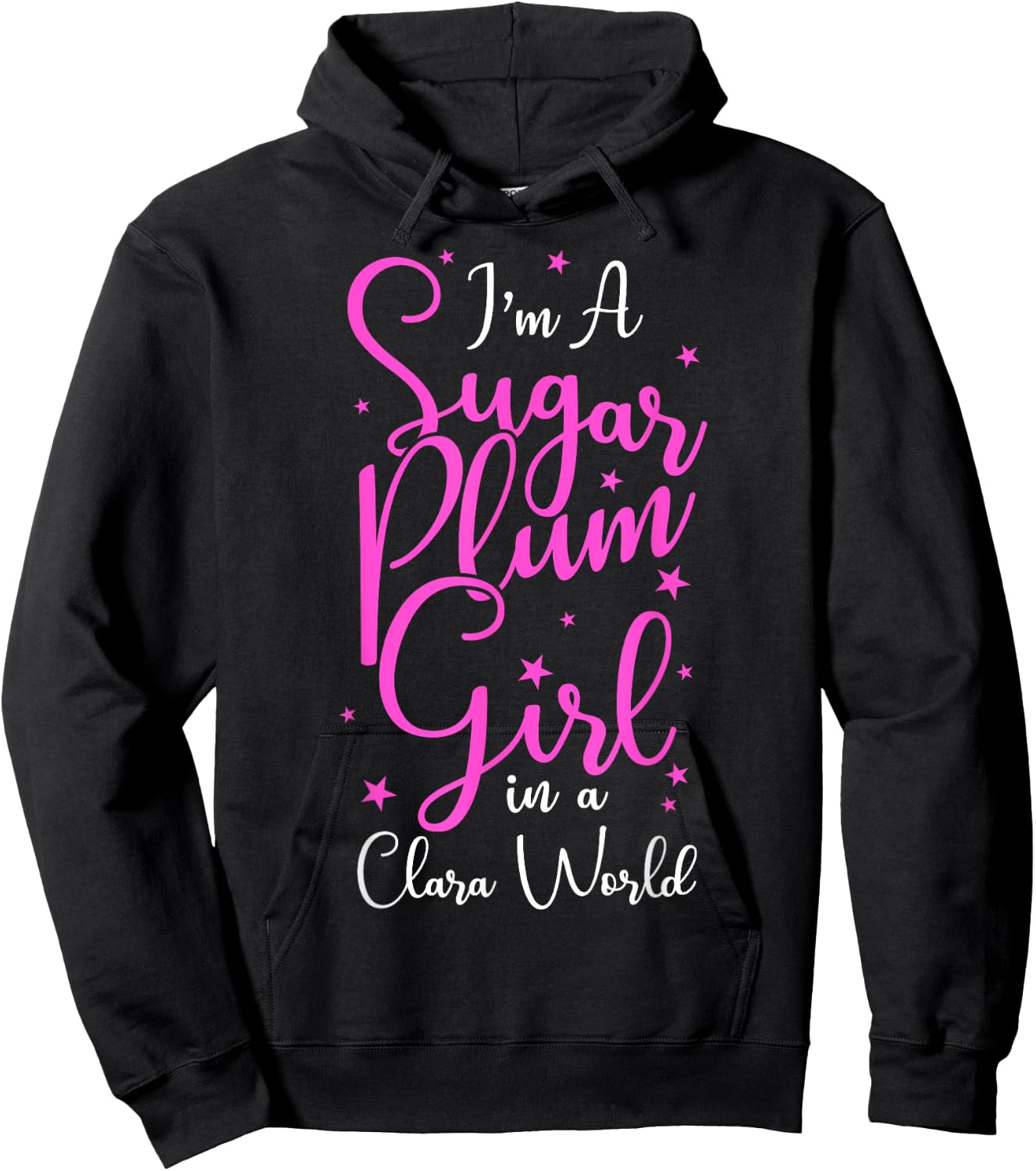 Nutcracker Sugar Plum Fairy Girl Ballet Hoodie - Hoodie | Black