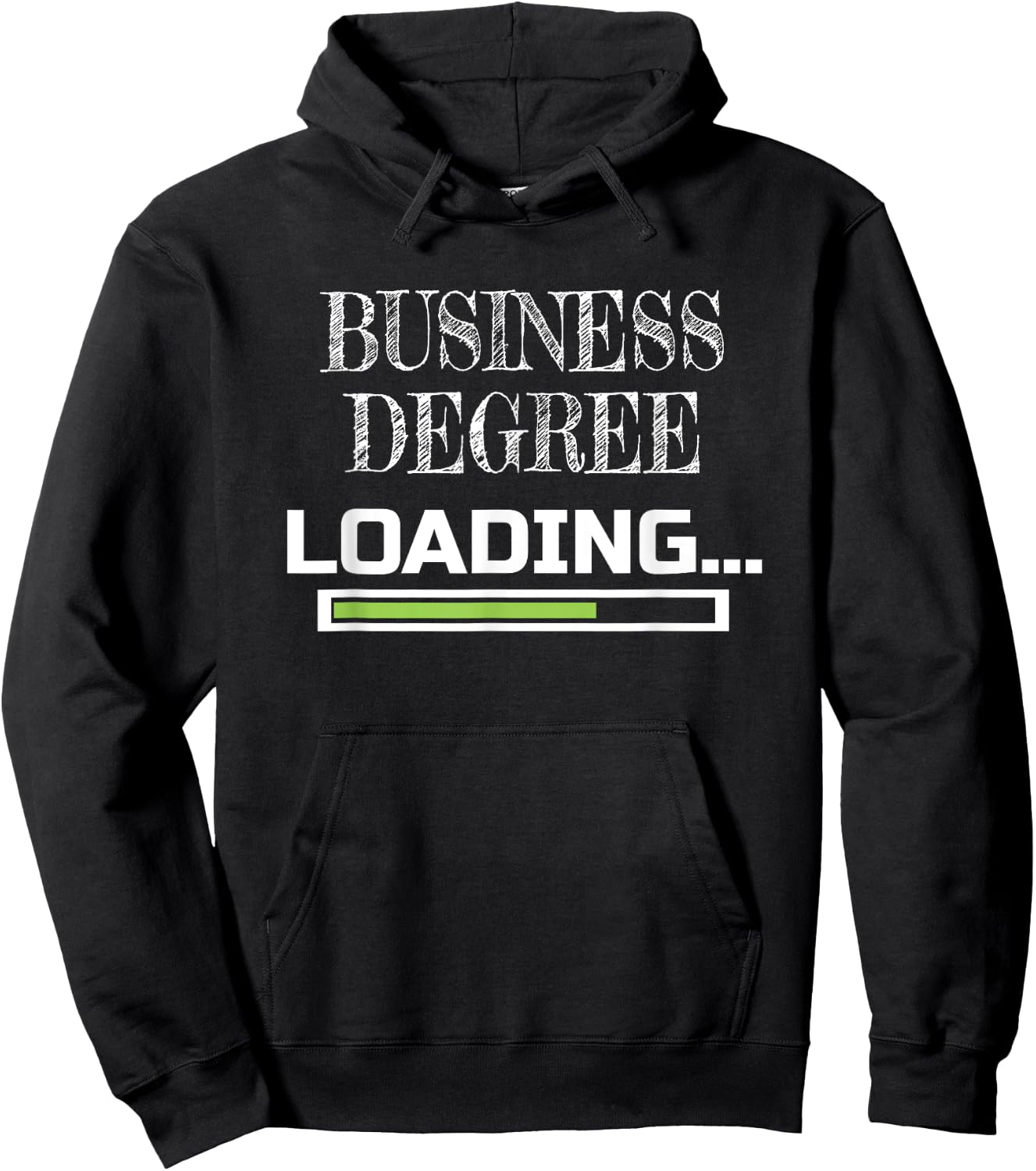 Business Degree Loading Business School Major Hoodie - Hoodie | Black