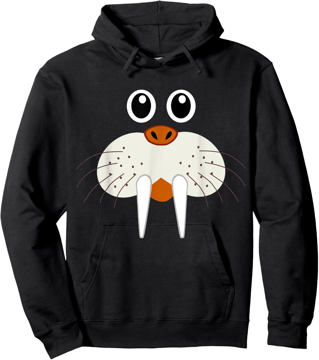 Cute Walrus Animal Costume - Funny Halloween Hoodie - Hoodie | Black