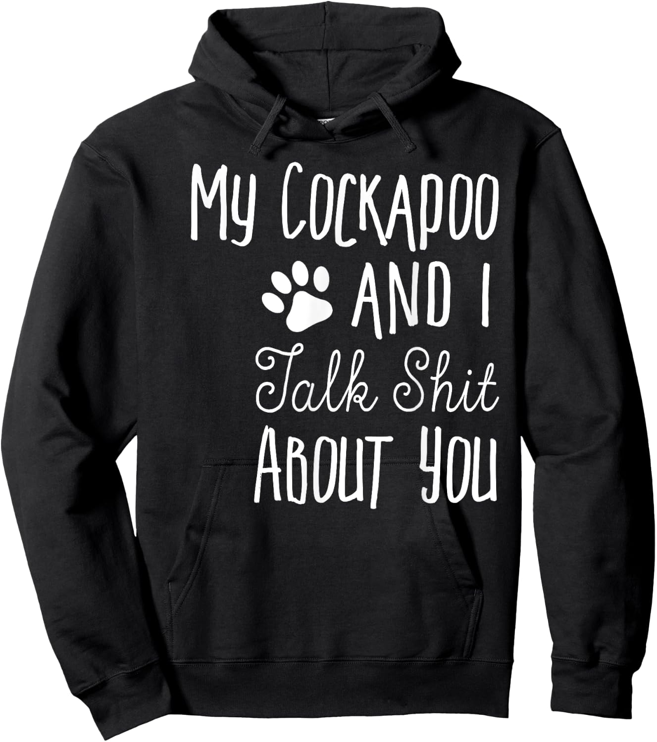 Funny Cockapoo Shirt - Cockapoo Owner Gift - Dog Lover Shirt Men Women Hoodie - Hoodie | Black