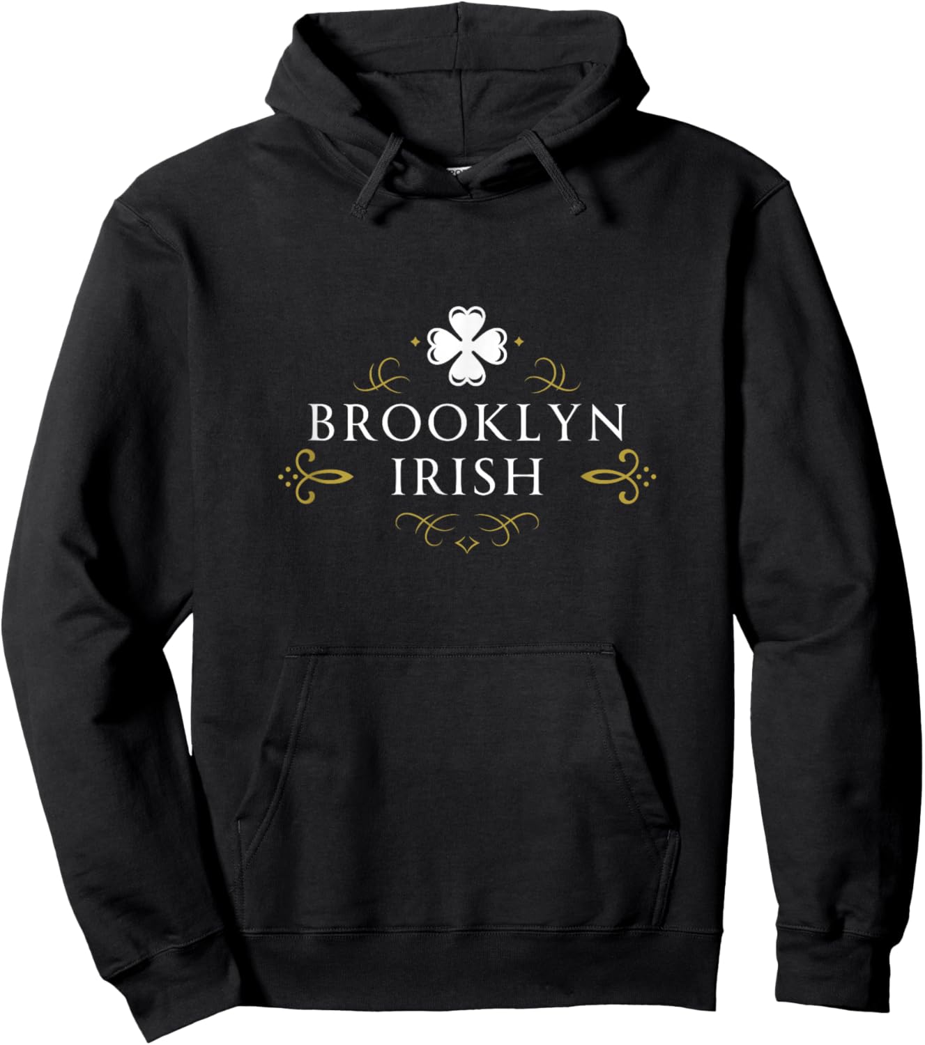 Brooklyn Irish Apparel - Shamrock Celtic St. Patrick's Day Hoodie - Hoodie | Black