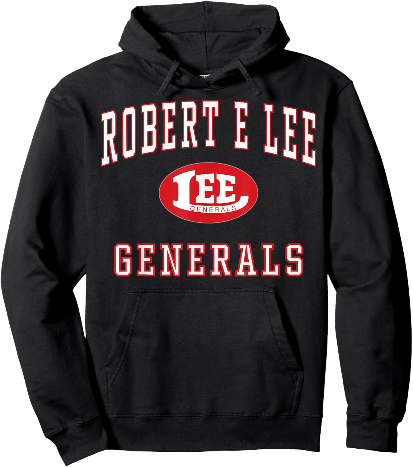 Robert E Lee High School Generals C1 Hoodie - Hoodie | Black