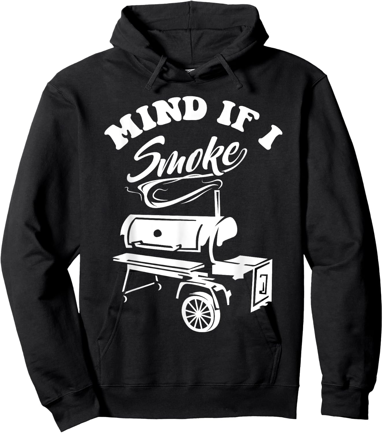 Mind if I Smoke - Funny BBQ Smoker & Grilling Hoodie - Hoodie | Black