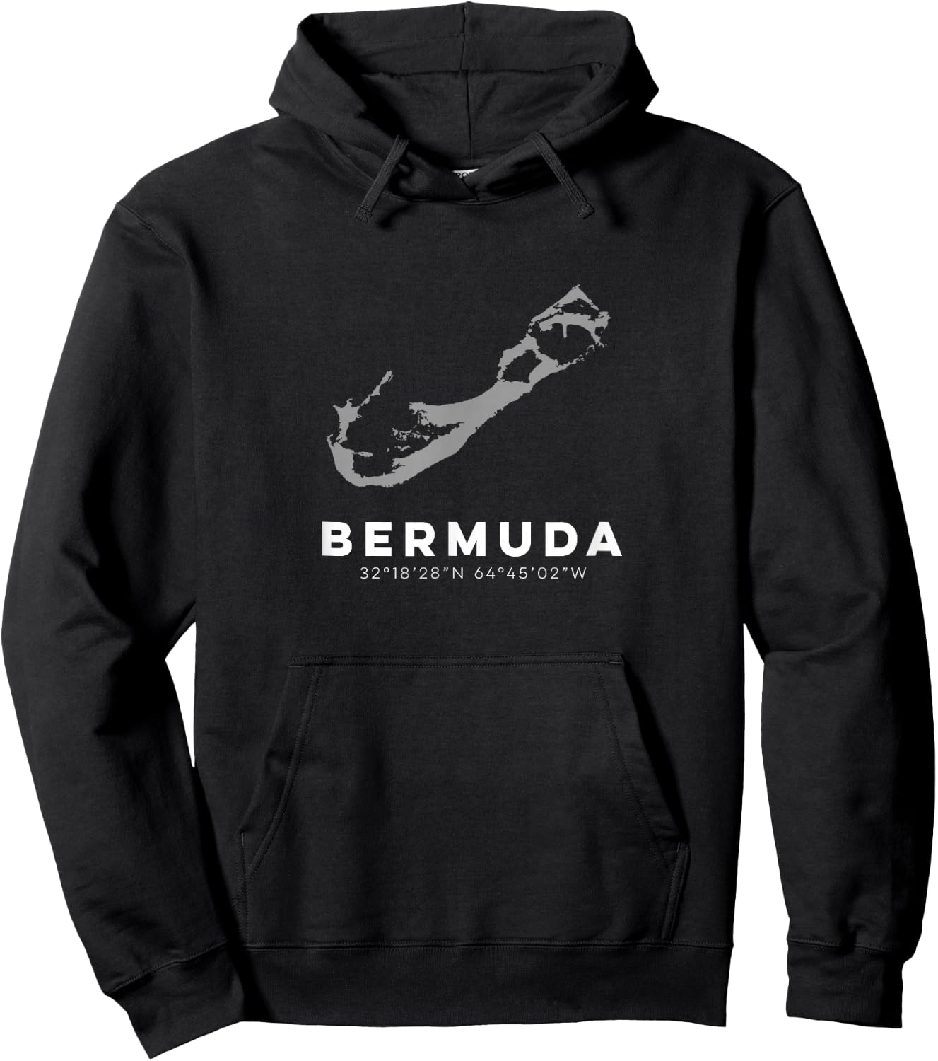 Bermuda Graphic T Hoodie - Hoodie | Black