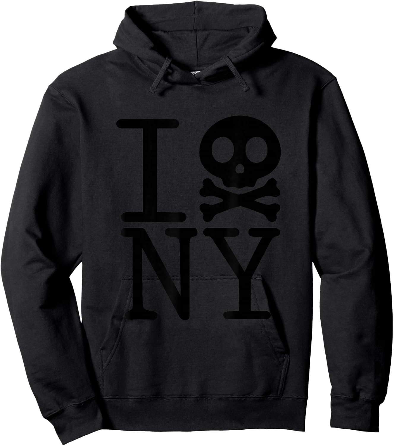 I Hate NY ( New York ) T Shirt Hoodie - Hoodie | Black