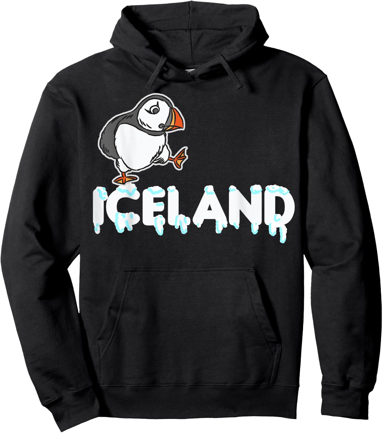 Iceland Puffin Funny Bird Animals Lover Hoodie - Hoodie | Black