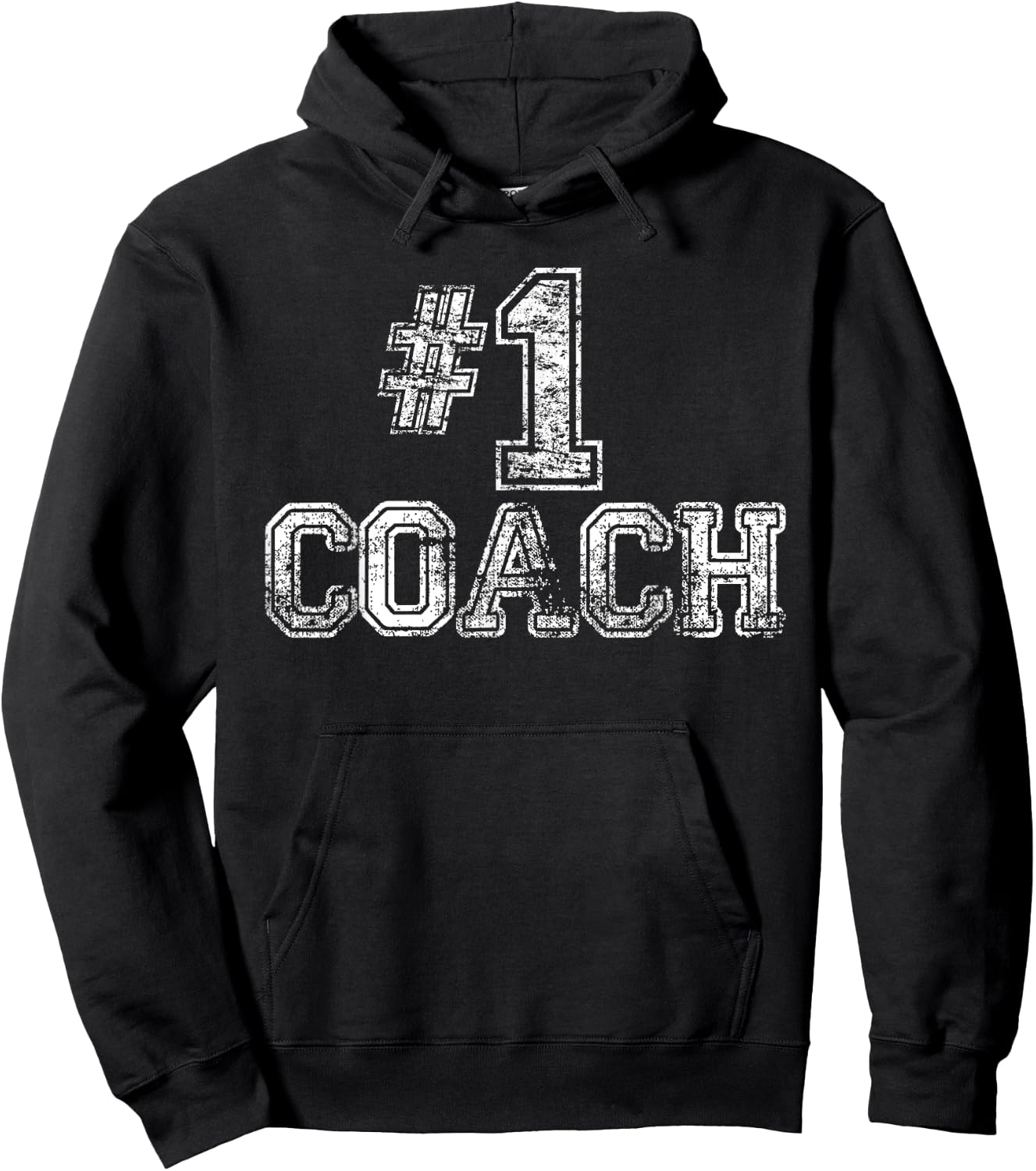 #1 Coach T Shirt - Number One Team Gift Hoodie - Hoodie | Black