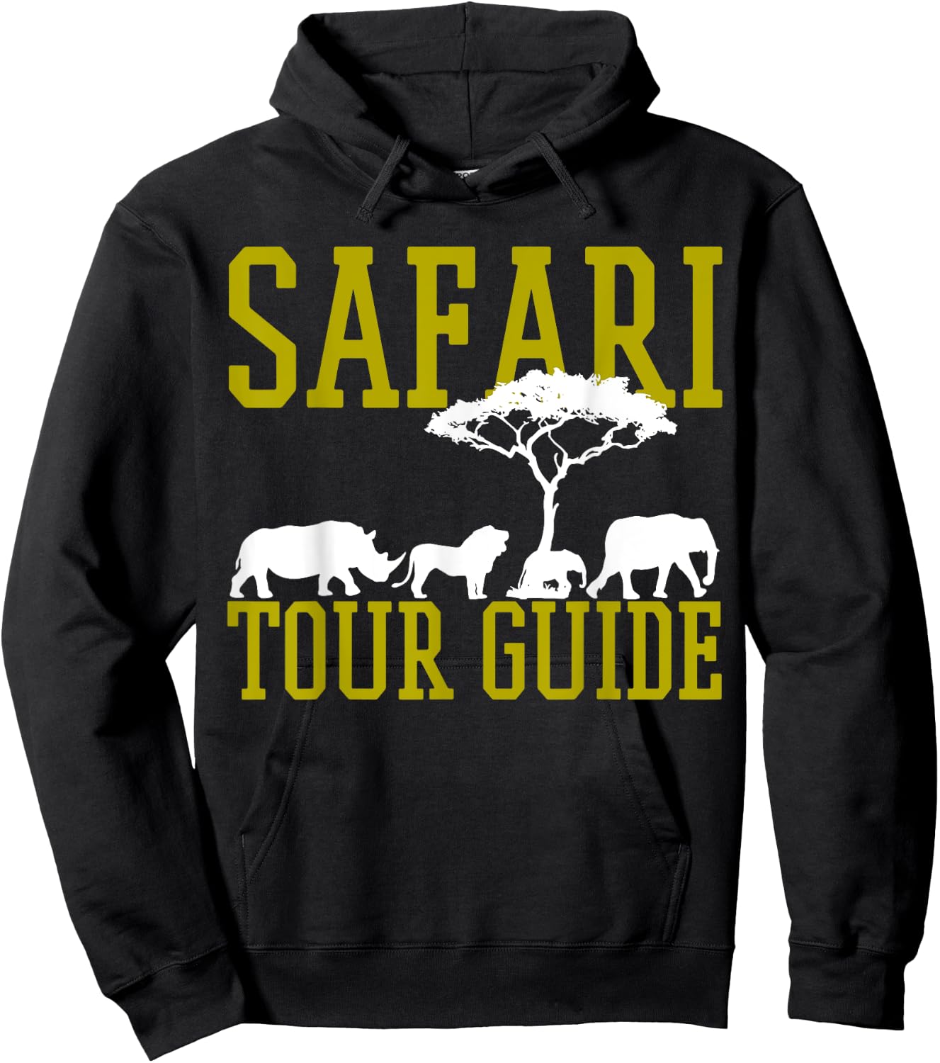 Safari Tour Guide Africa Hoodie - Hoodie | Black