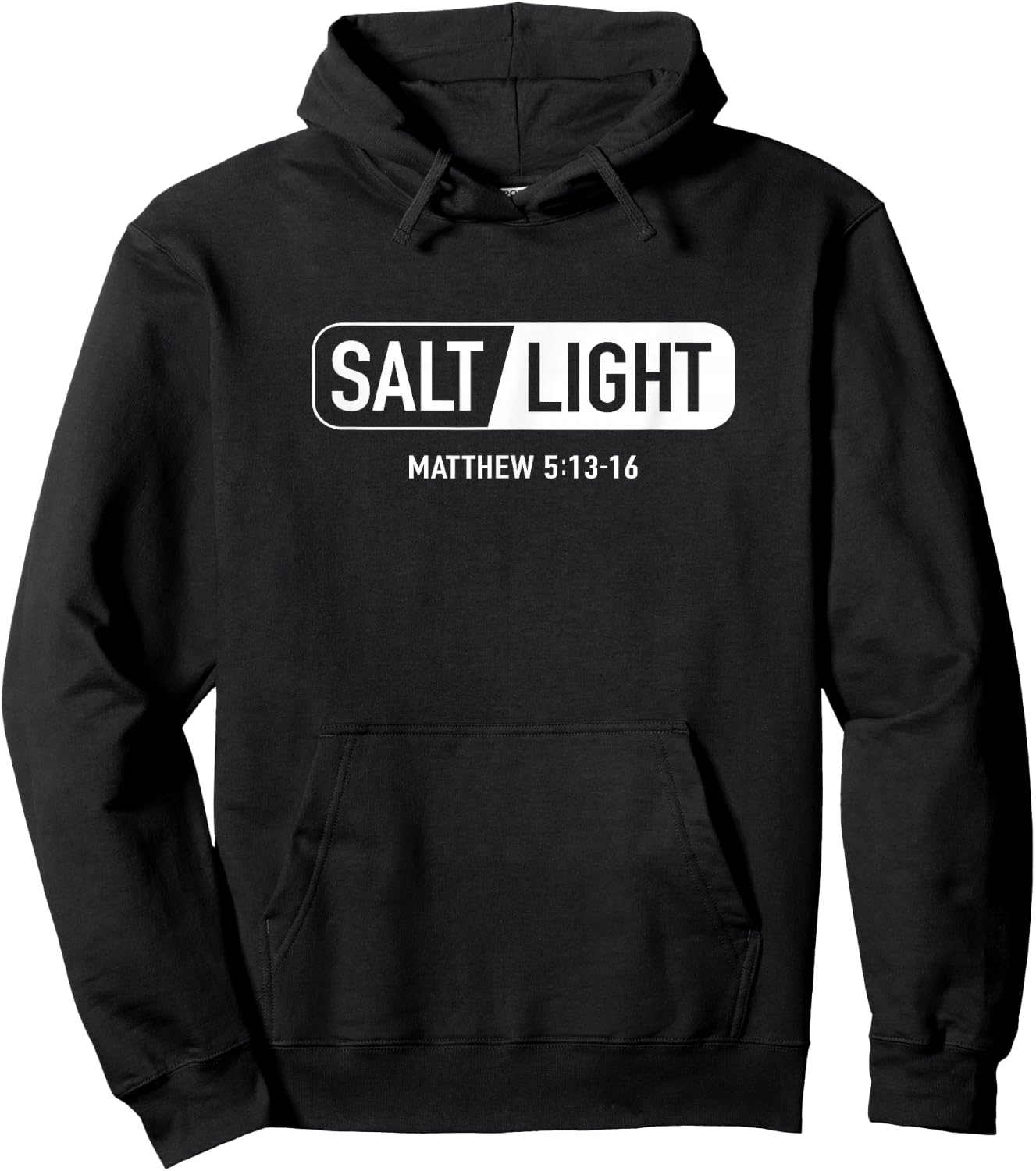 Salt Light Matthew 5:13-16 Hoodie - Hoodie | Black