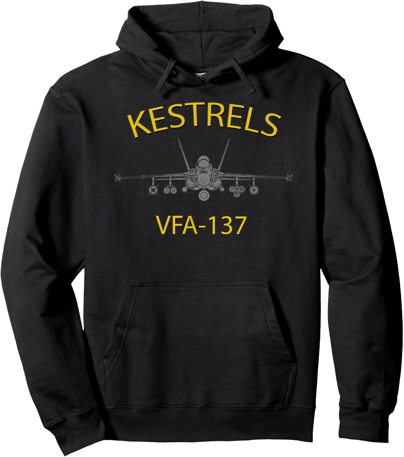VFA-137 "Kestrels" Squadron F-18 Super Hornet Hoodie - Hoodie | Black