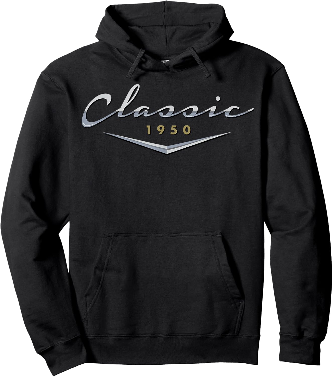 Vintage Classic 1950 Birthday Gifts for Dad, Husband Hoodie - Hoodie | Black