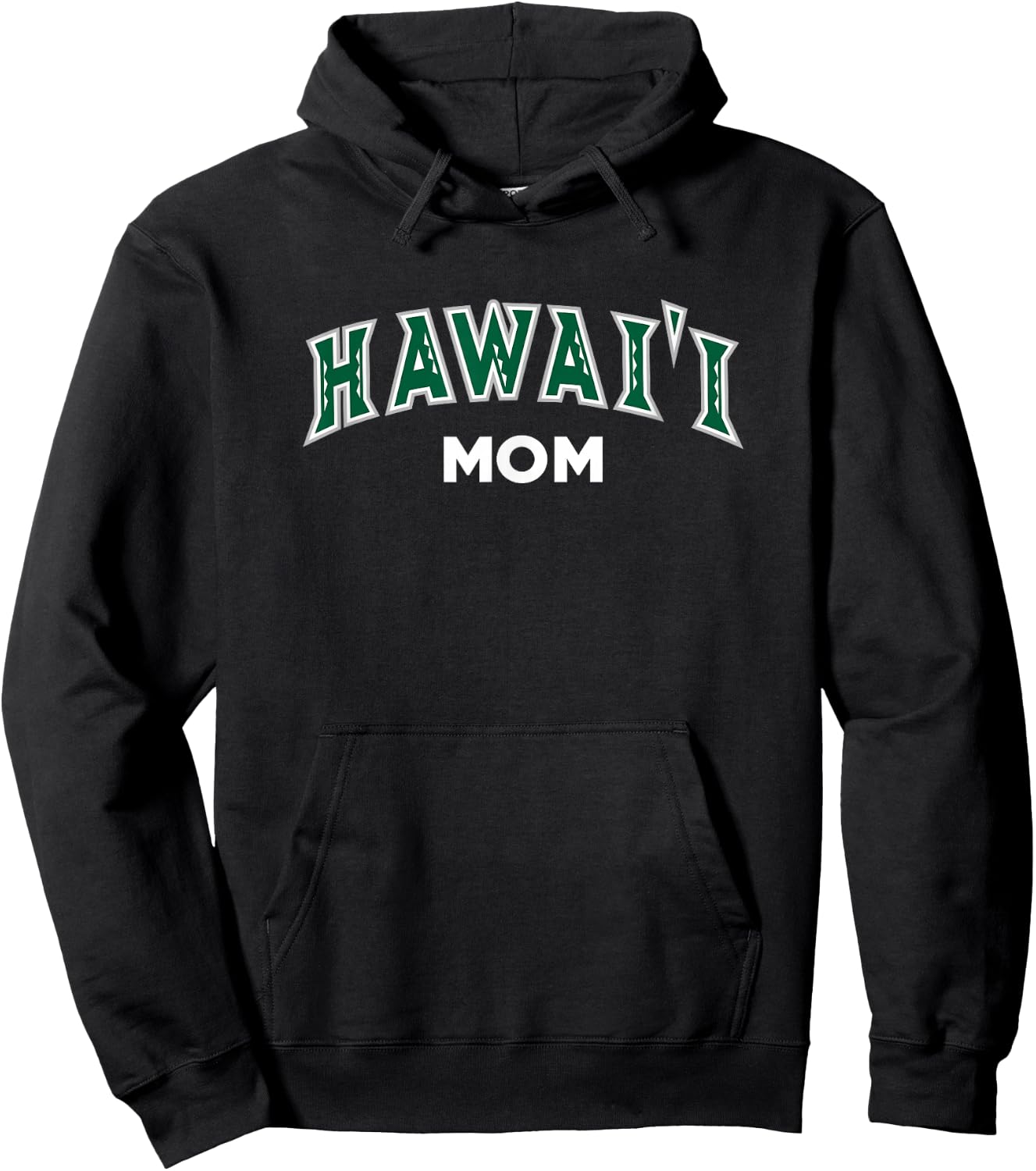 University of Hawaii Rainbow Warriors Mom Hoodie - Hoodie | Black