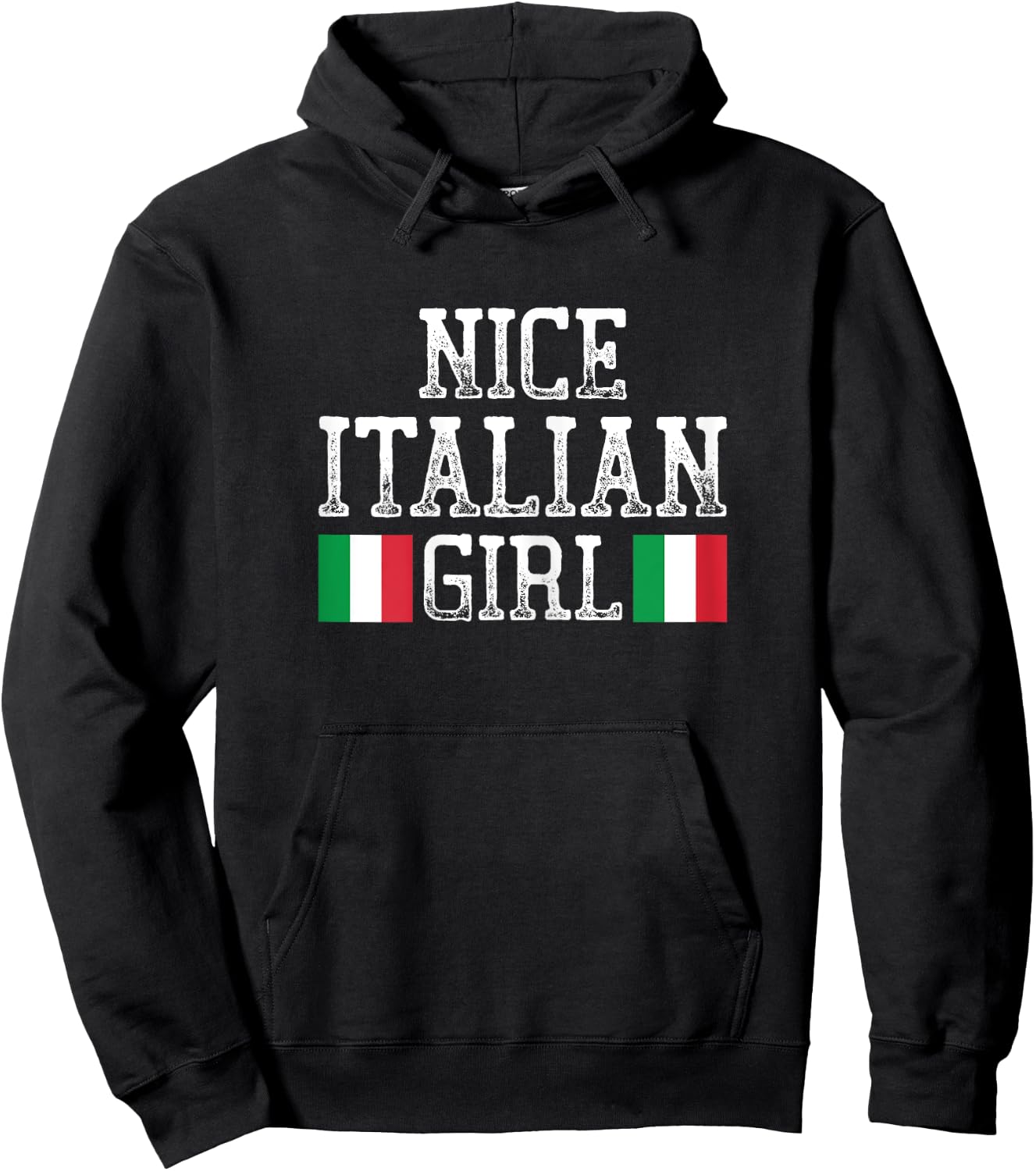 Nice Italian Girl Hoodie - Hoodie | Black