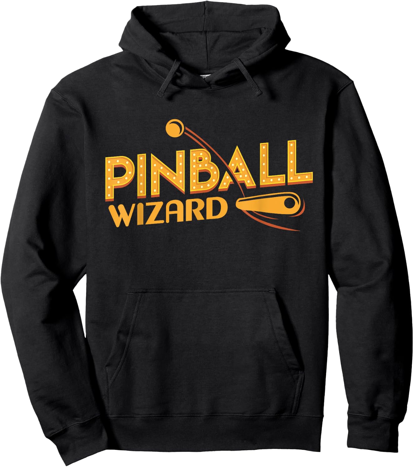 Pinball Wizard Arcade T Shirt Hoodie - Hoodie | Black
