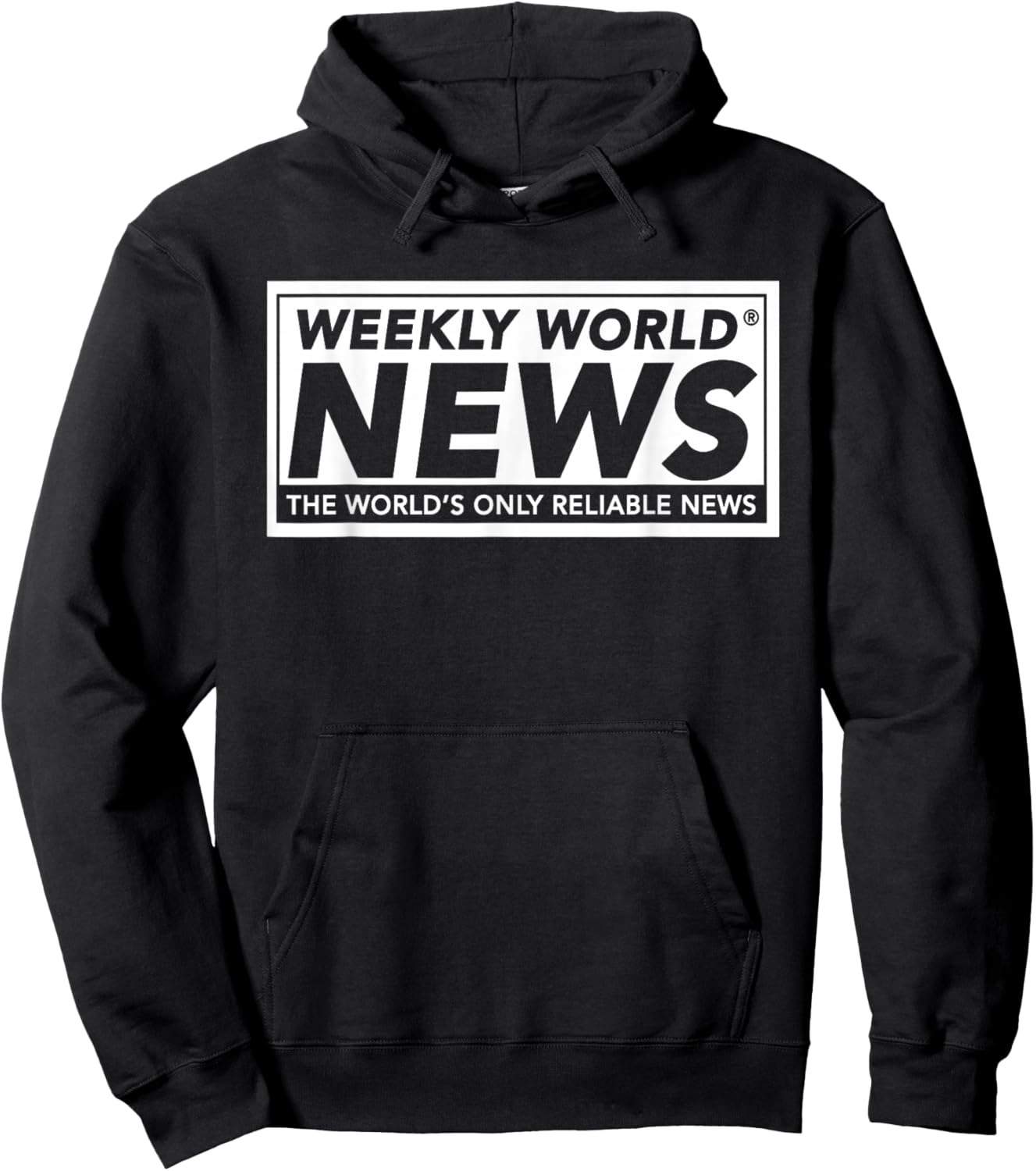 Weekly World News - Official Logo Hoodie - Hoodie | Black