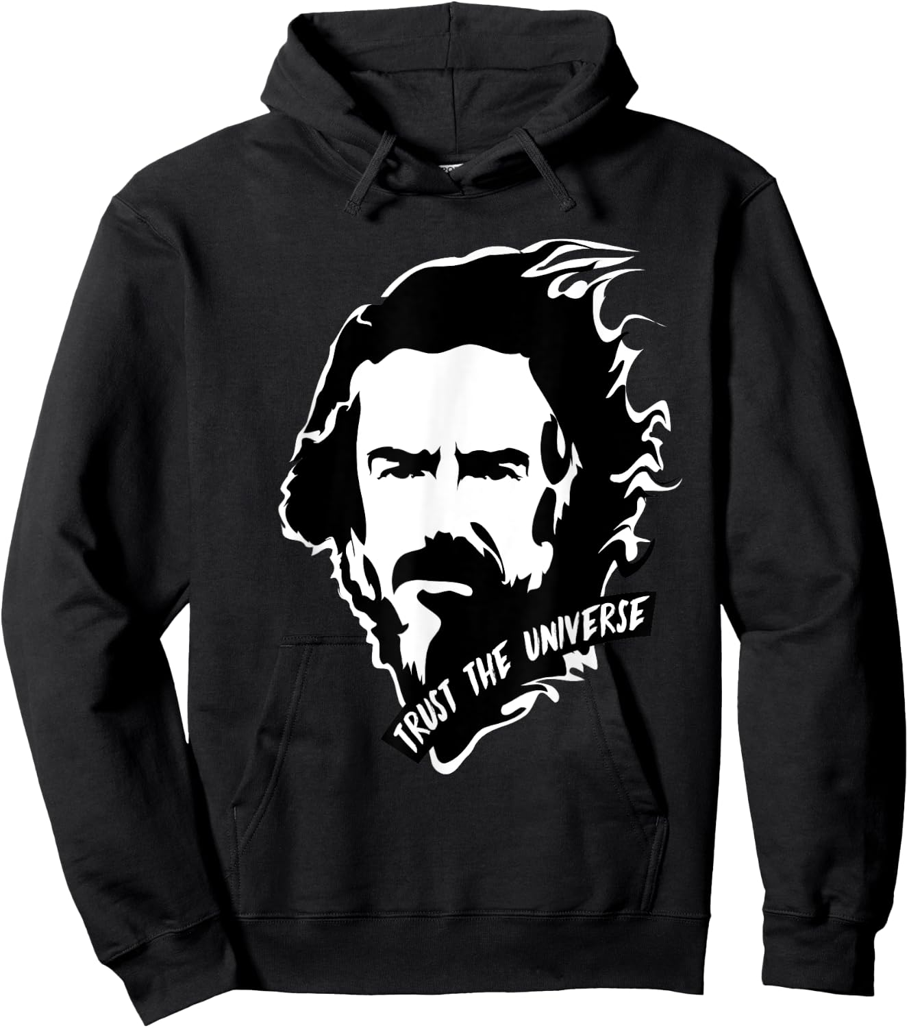 Alan Watts Mind Trust the Universe Hoodie - Hoodie | Black