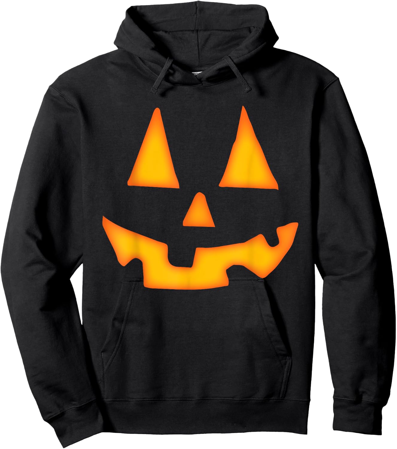 Pumpkin Halloween Women Jack O Lantern Face Hoodie - Hoodie | Black