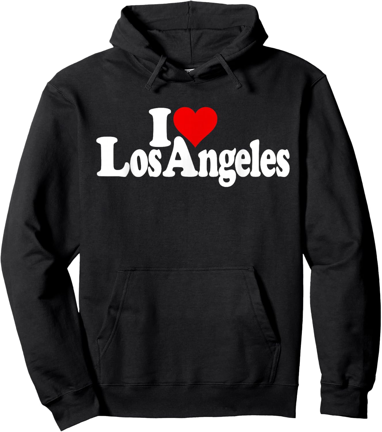 I Love Heart Los Angeles La Hoodie - Hoodie | Black