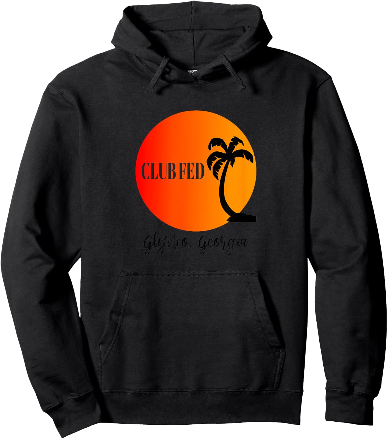 Law Enforcement Retirement - Club Fed - Glynco Georgia Hoodie - Hoodie | Black