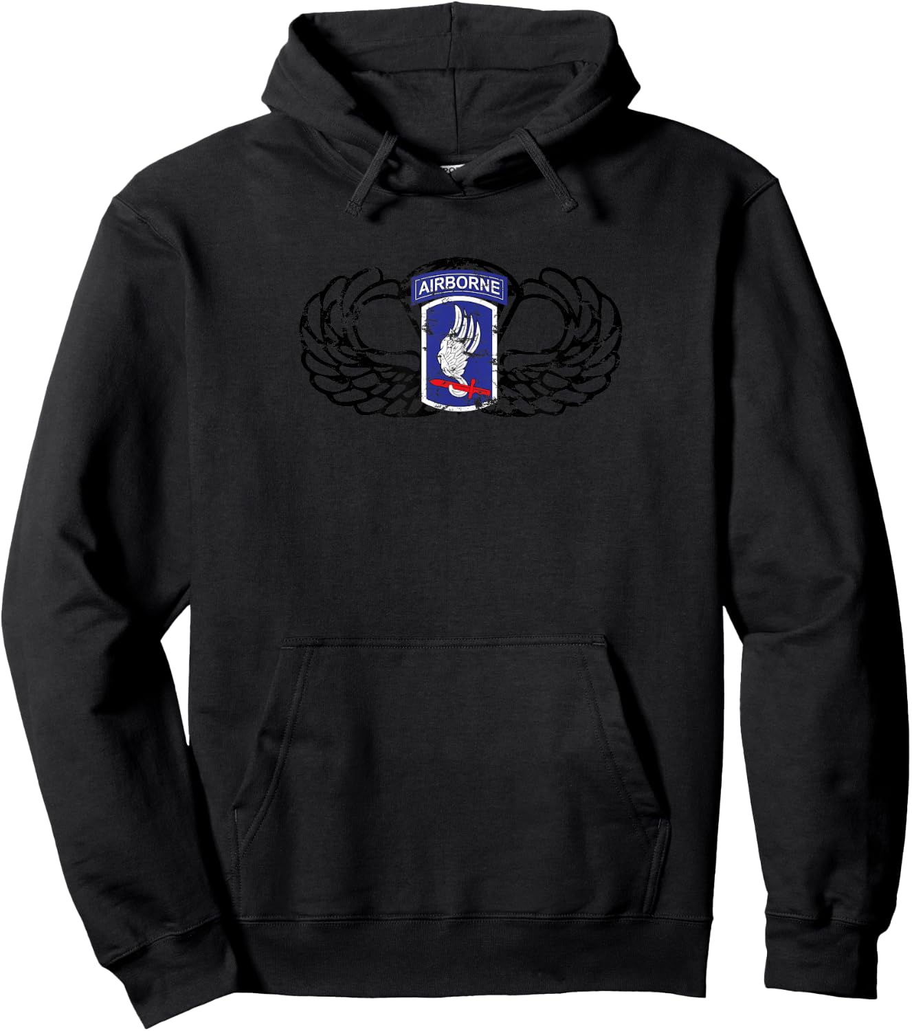 173rd Airborne Brigade Jumpwings Hoodie - Hoodie | Black
