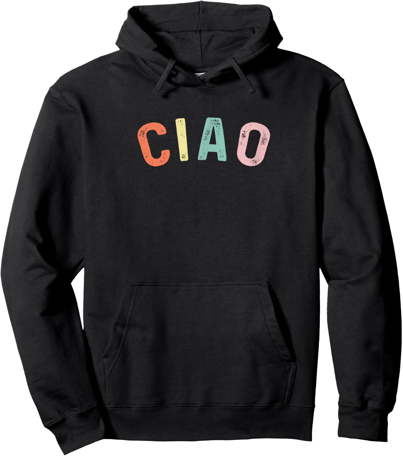 Ciao Italian Gift Travelers to Italy, Men, Women & Kids Hoodie - Hoodie | Black