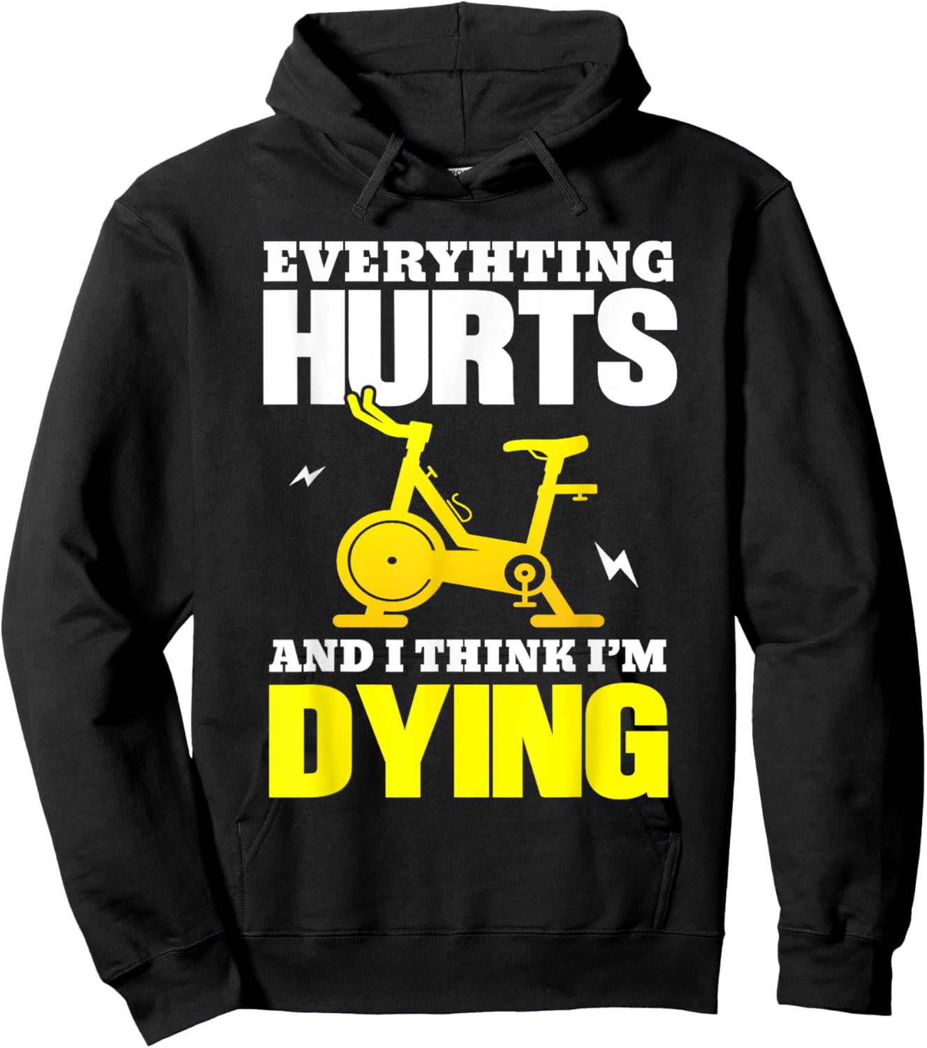 Indoor Spinning Funny Spin Class Hoodie - Hoodie | Black