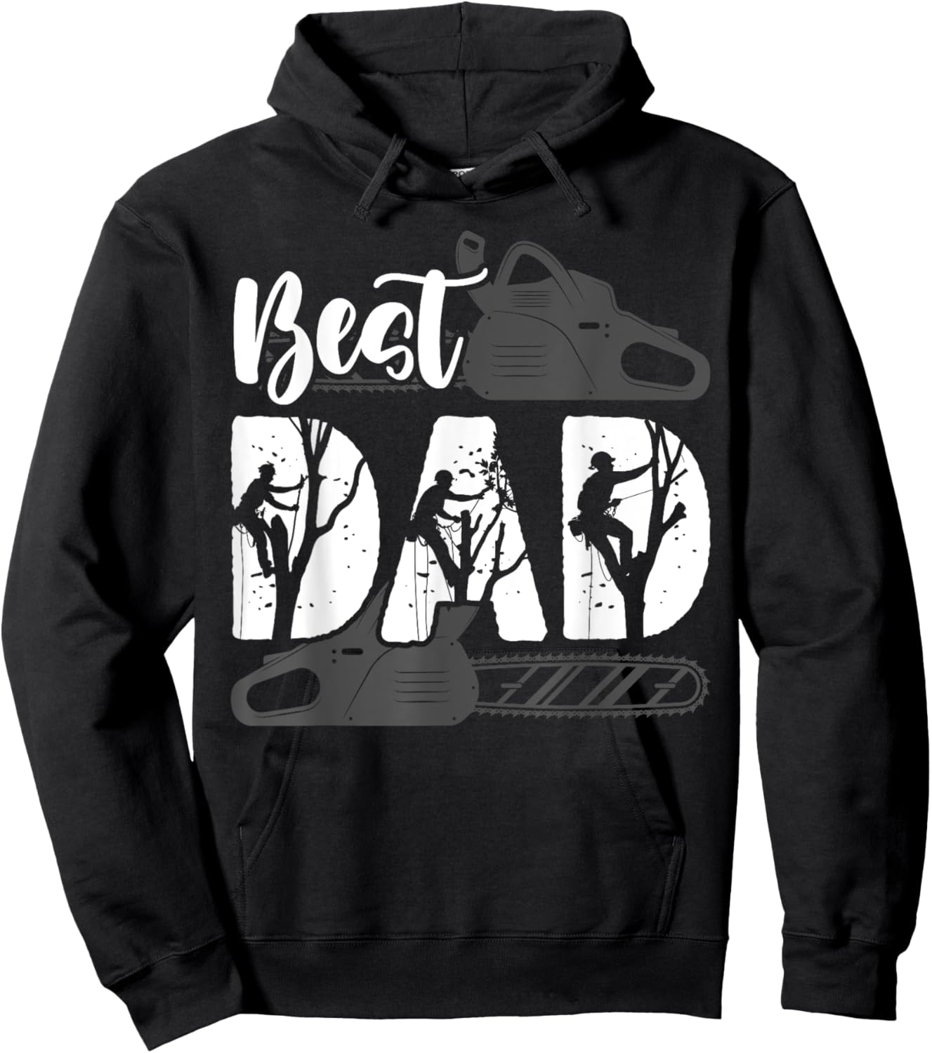 Best Tree Climber Dad Arborist Hoodie - Hoodie | Black