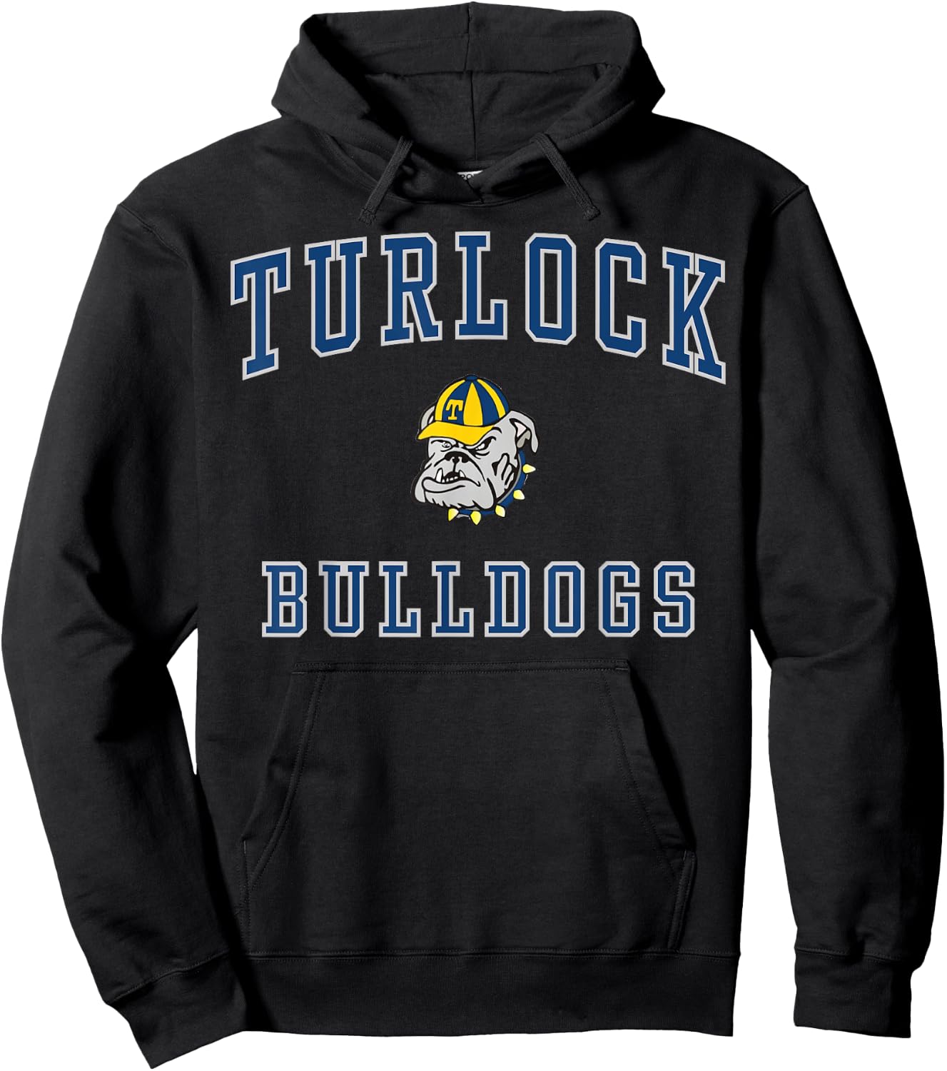 Turlock High School Bulldogs C1 Hoodie - Hoodie | Black