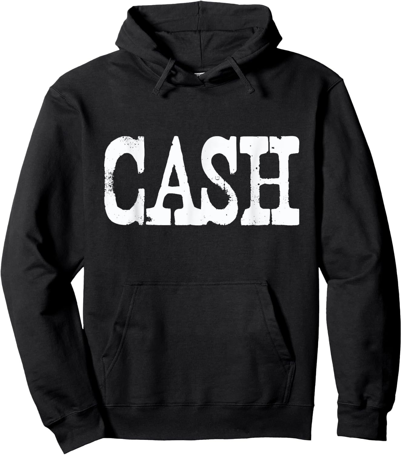 Vintage Cash Country Music Hoodie - Hoodie | Black