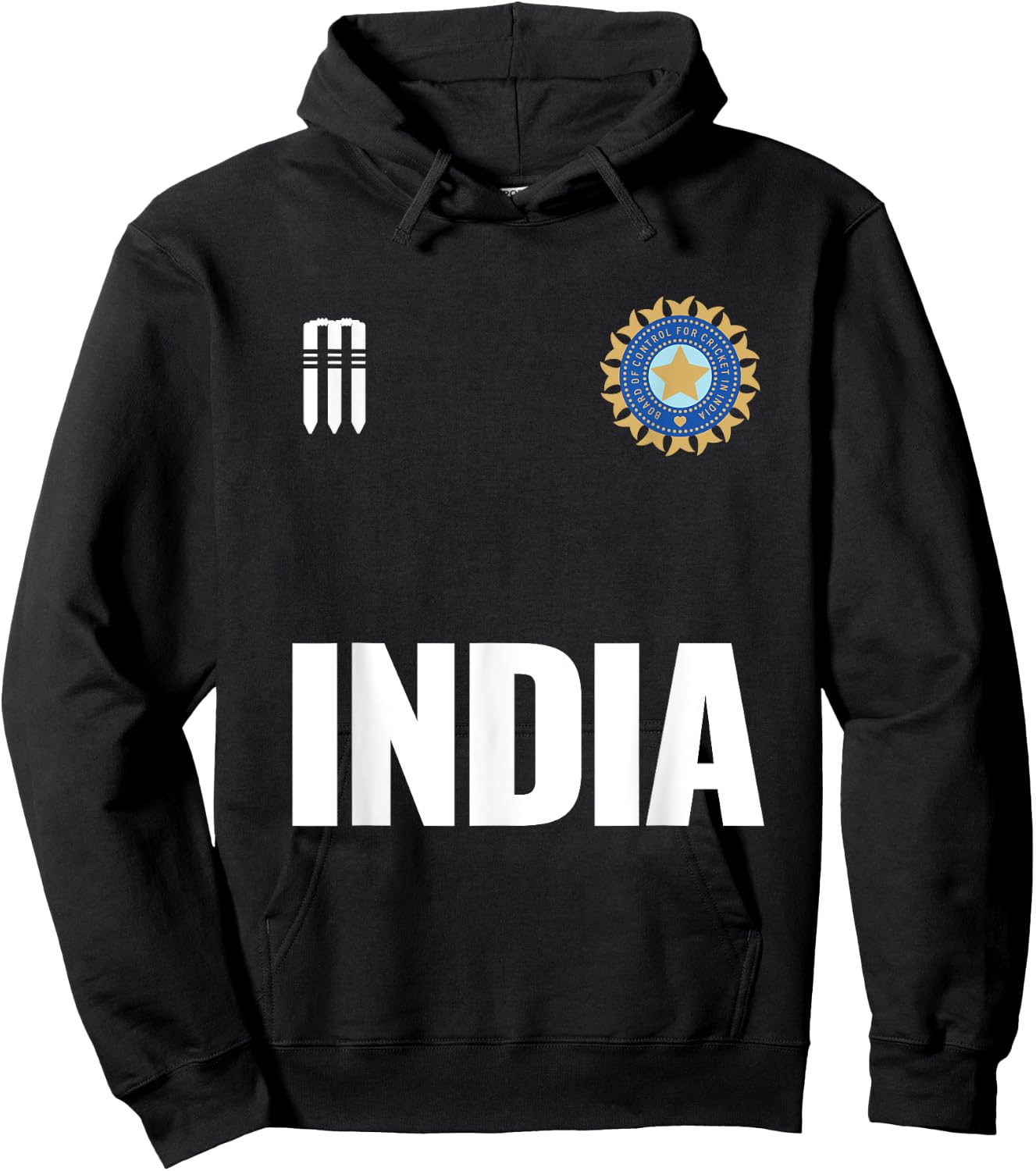 2020 India Cricket Jersey : Gift Indian Cricket Fans Hoodie - Hoodie | Black