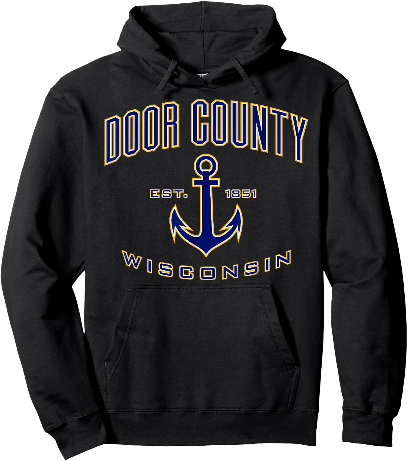 Door County Shirt , Men, Girls & Boys Hoodie - Hoodie | Black